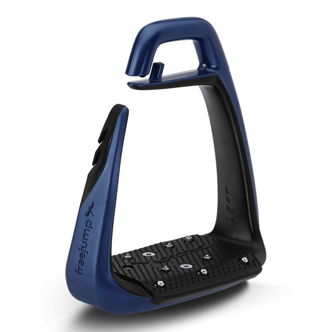 Freejump Soft Up Classic+ Pearl Stirrups #colour_navy-black