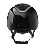 Charles Owen Kylo Crystal Gloss Riding Hat #colour_black-gloss-chrome