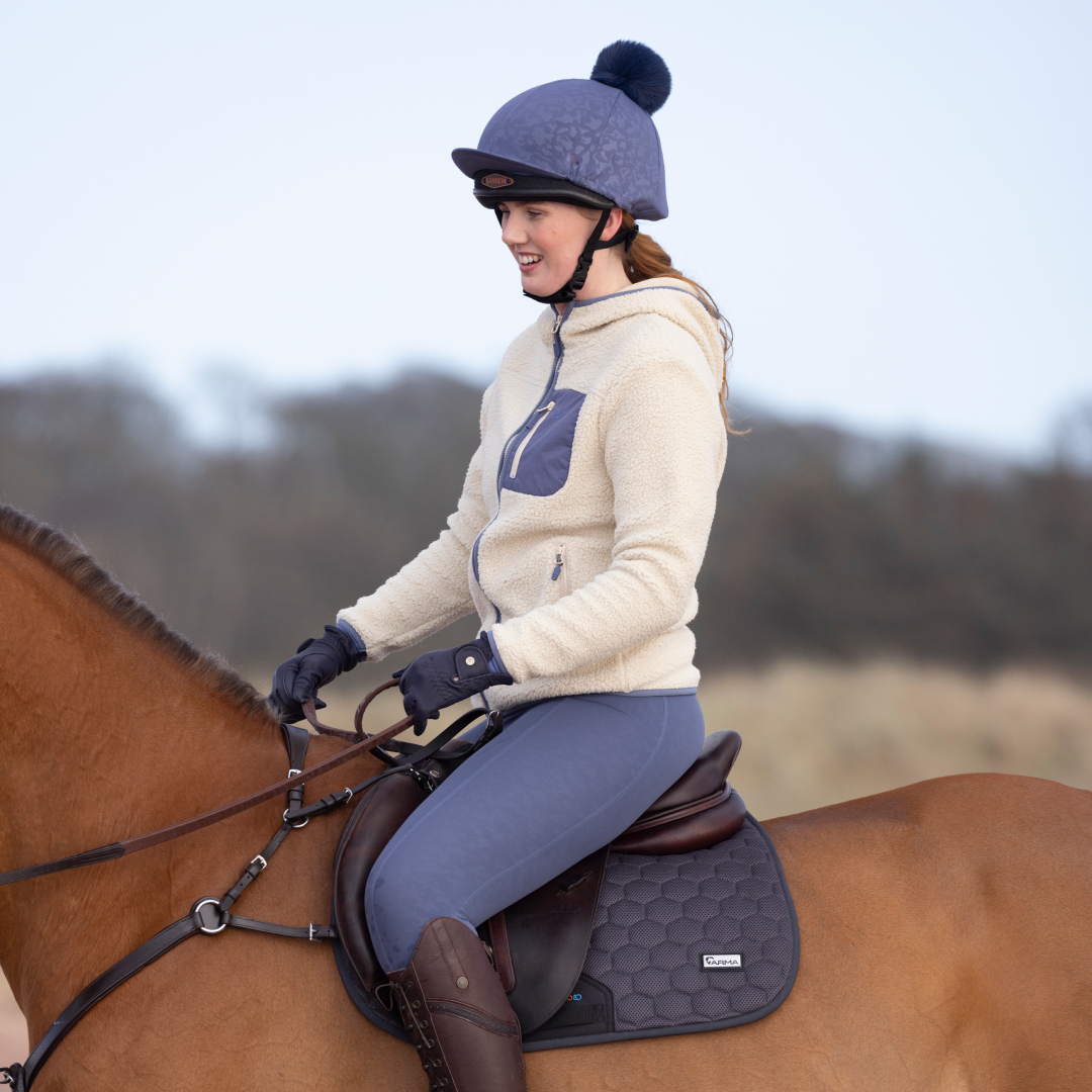 Shires Aubrion Ladies Non-Stop Riding Tights #colour_blue