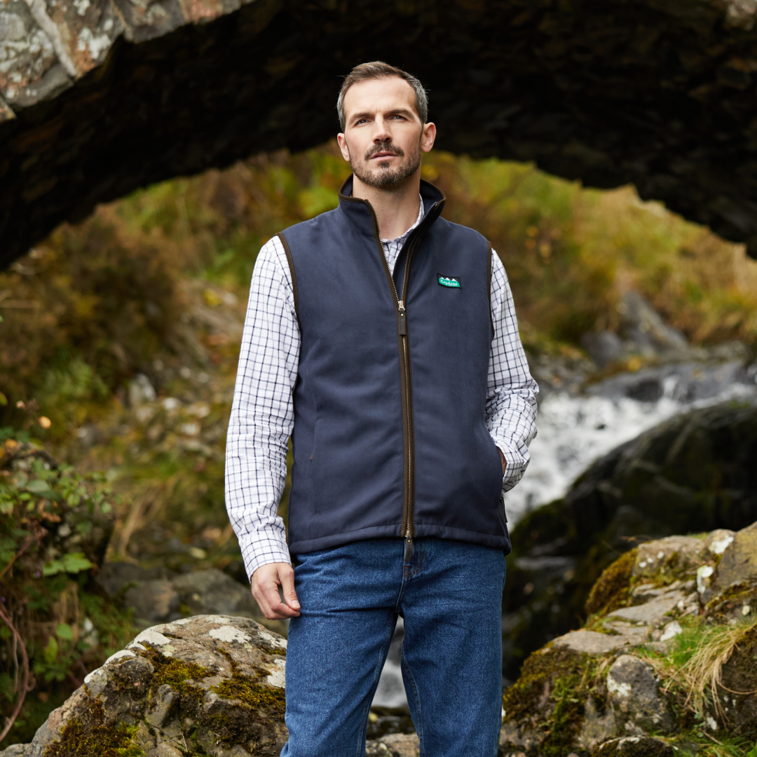 Ridgeline Mens Monarch Gilet #colour_navy