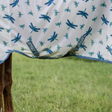 Horseware Ireland Amigo Bug Rug Plus #colour_dragonfly-print-silver-blue-sage