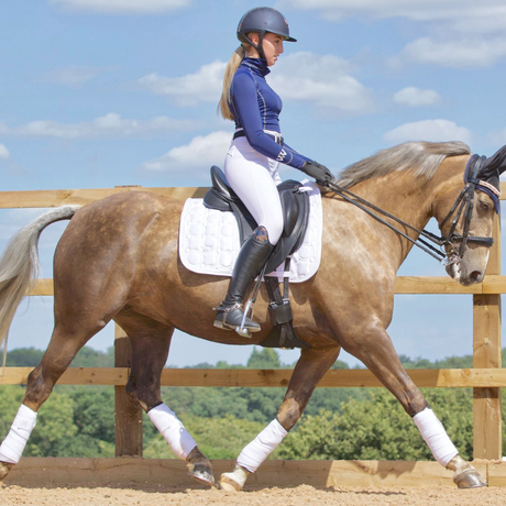 Woof Wear Vision Dressage Saddle Pad #colour_white