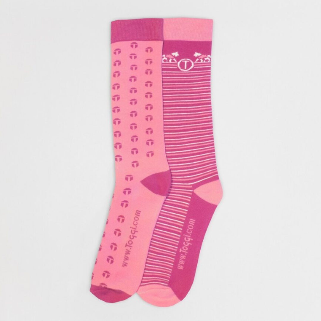 Toggi Eco Stripe and Logo Socks