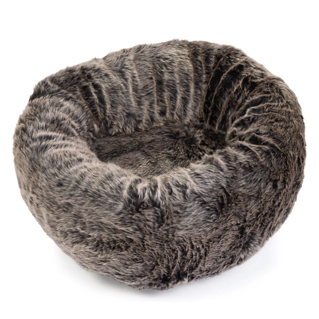 House of Paws Faux Fur Donut Bed GS Equestrian