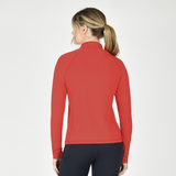 Weatherbeeta Prime Long Sleeve Ladies Top #colour_bittersweet-red