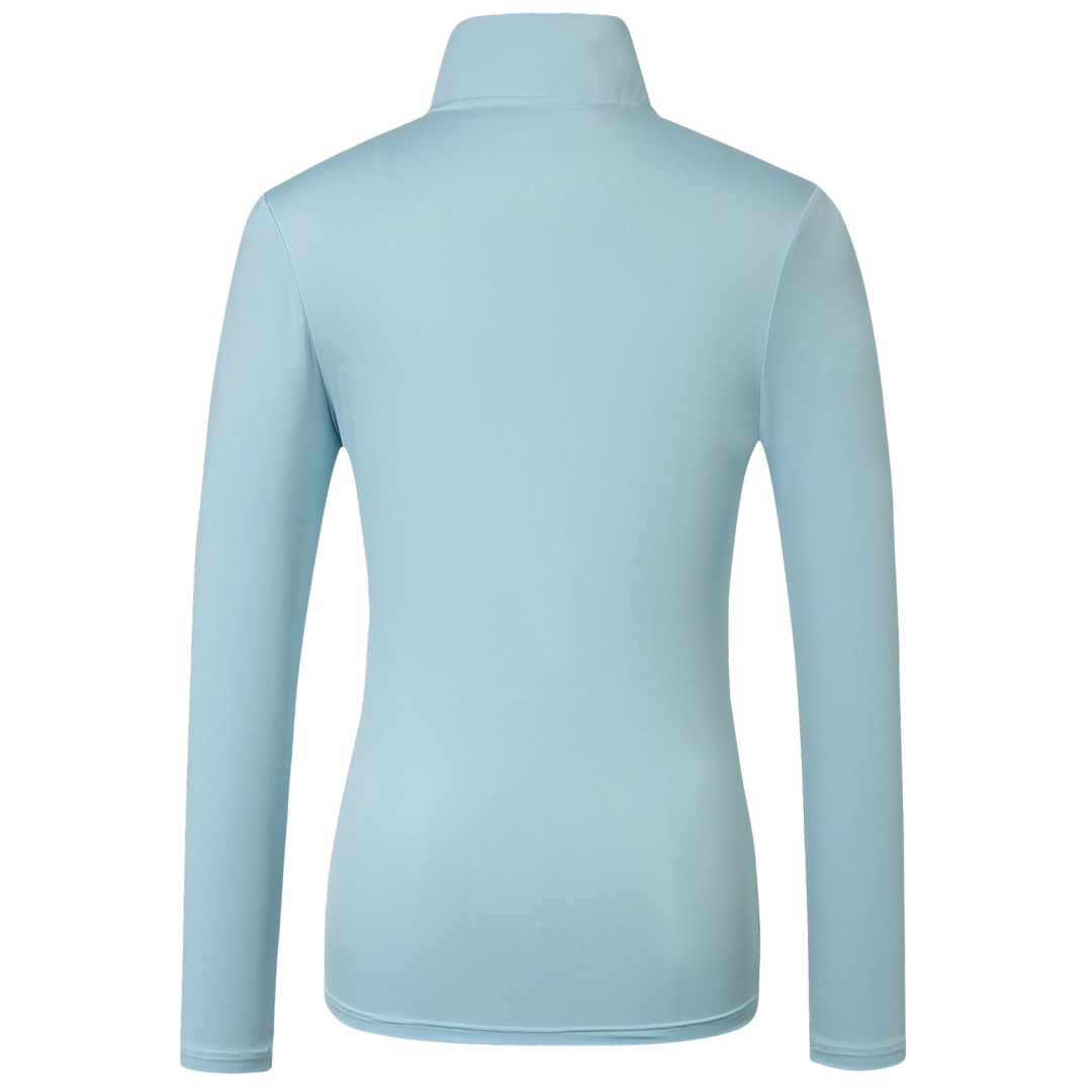 Covalliero Active Ladies Long Sleeve Base Layer #colour_light-blue