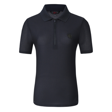 Covalliero Ladies Short Sleeve Polo Shirt #colour_dark-navy