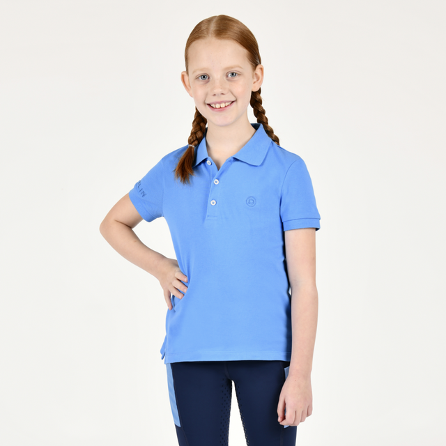 Dublin Childs Darcy Short Sleeve Polo #colour_coastal-blue