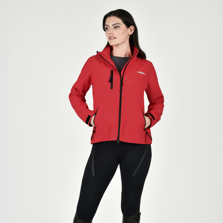 Weatherbeeta Waterproof Ladies Jackson Jacket #colour_bittersweet-red