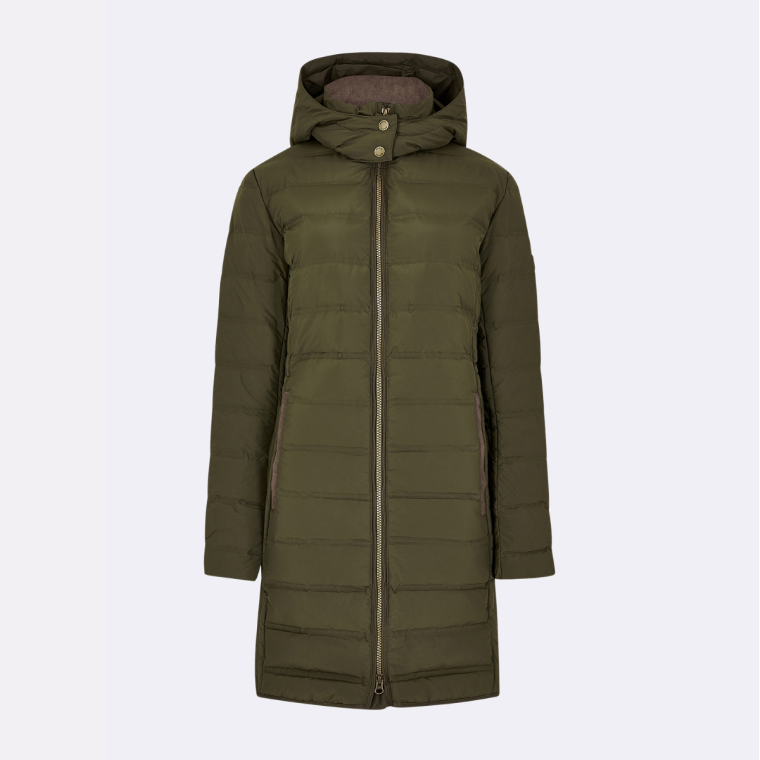 Dubarry Womens Ballybrophy Quilted Jacket #colour_olive
