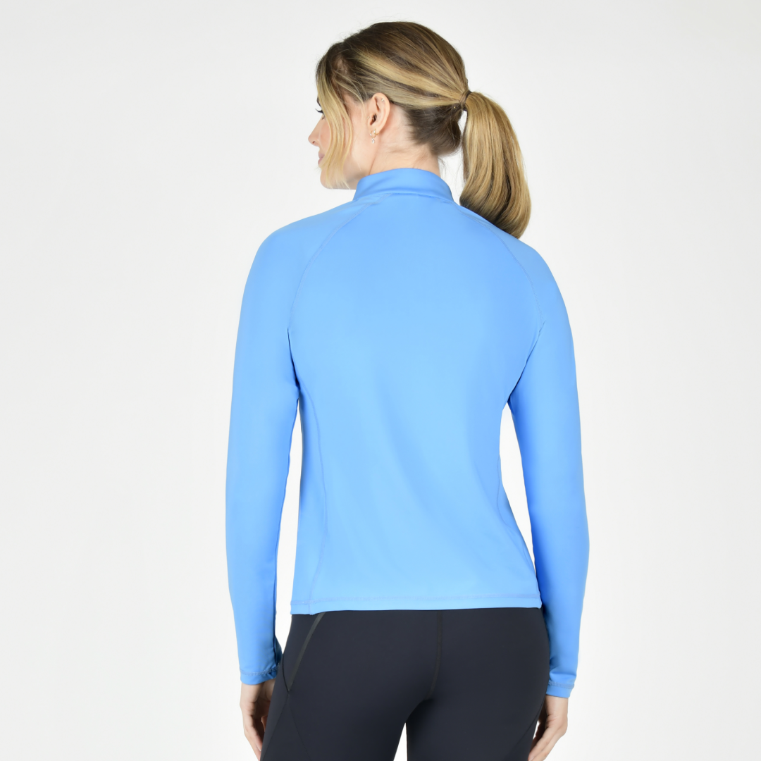 Weatherbeeta Prime Long Sleeve Ladies Top #colour_coastal-blue