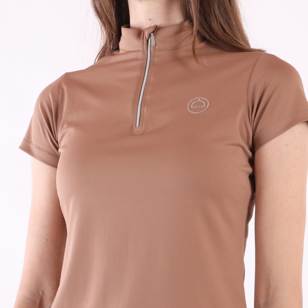 Montar Everly Clear Short Sleeve Top #colour_moonstone