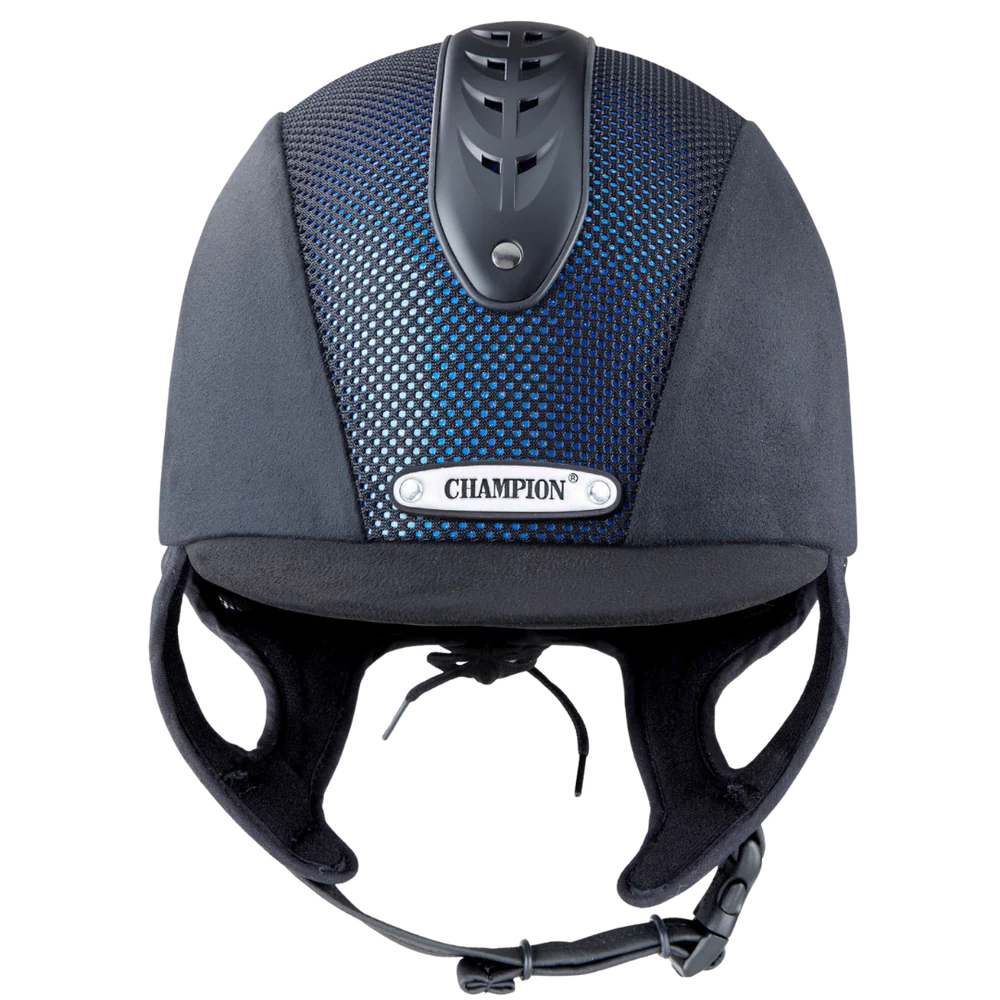 Champion Revolve X-Air Nova Peaked Helmet #colour_black-blue