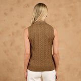 Toggi Kessel Womens Sleeveless Cable Knit