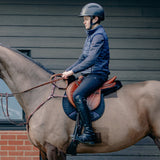 KM Elite Teddy Soft Half Lined GP Numnah #colour_black-black