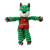 KONG Holiday Floppy Knots Fox Green