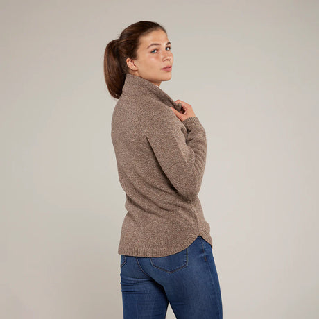 Toggi Ladies Krista Zip Neck Cardigan #colour_honey
