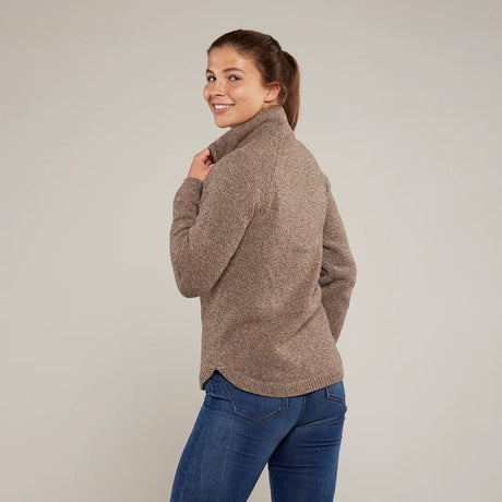 Toggi Ladies Krista Zip Neck Cardigan #colour_honey