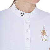 Equestro Women's Slim Fit Competition Polo Shirt Equestro X Fise