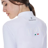 Equestro Women's Long-Sleeved Competition Polo Shirt Equestro X Fise