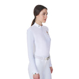 Equestro Women's Long-Sleeved Competition Polo Shirt Equestro X Fise