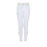 Equestro Kids' Unisex Knee Grip Breeches Equestro X Fise #colour_white