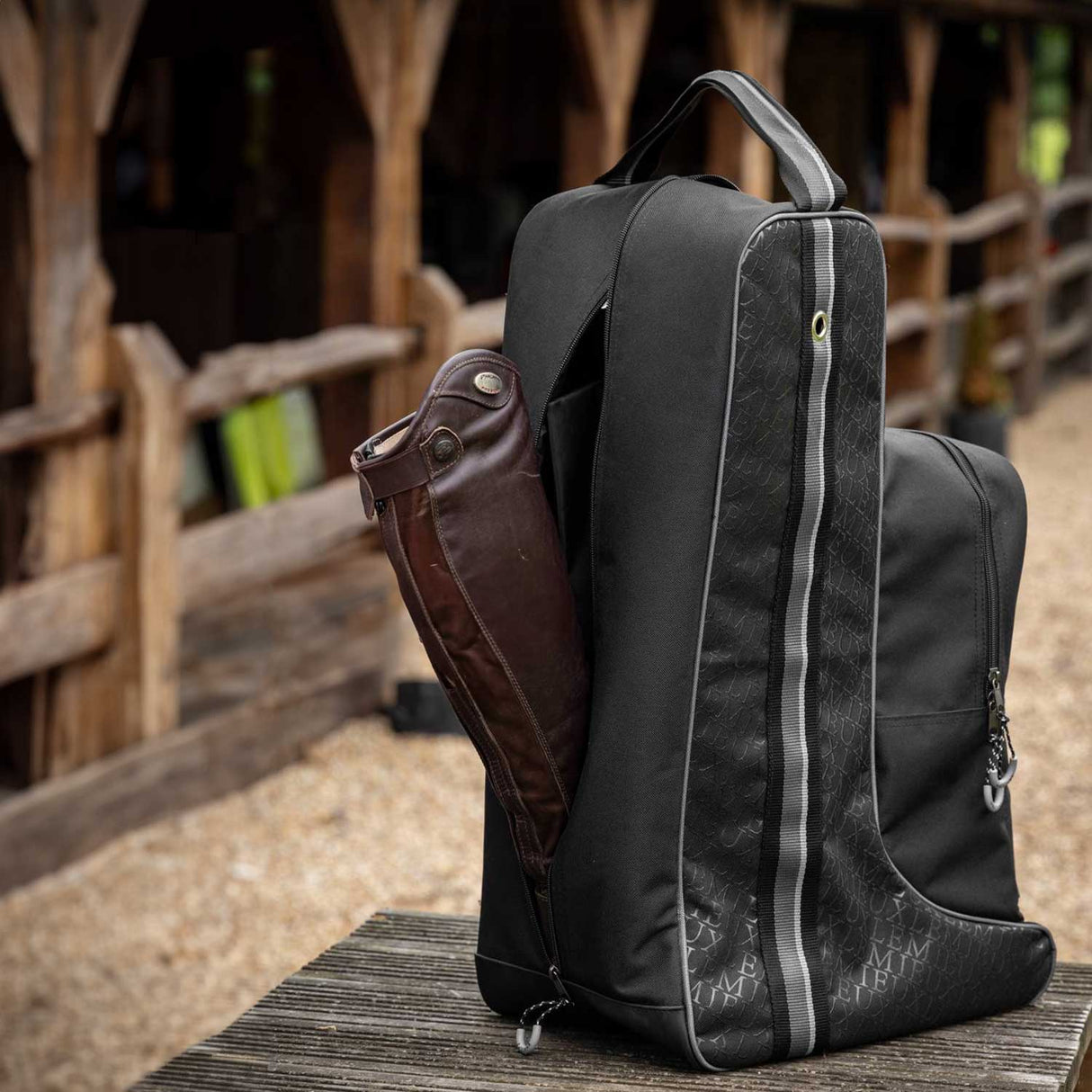 LeMieux Elite Pro Boot & Hat Bag Black