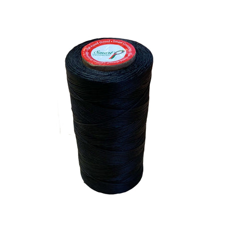 Smart Grooming Flat Waxed Plaiting Thread #colour_black