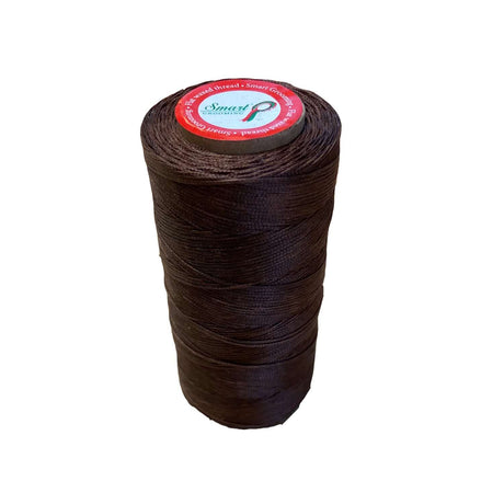 Smart Grooming Flat Waxed Plaiting Thread #colour_brown