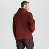 Men's Ballistic Fleece Hoodie - Oxblood