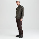 Men's Brancaster 1/4 Zip Top - Moss