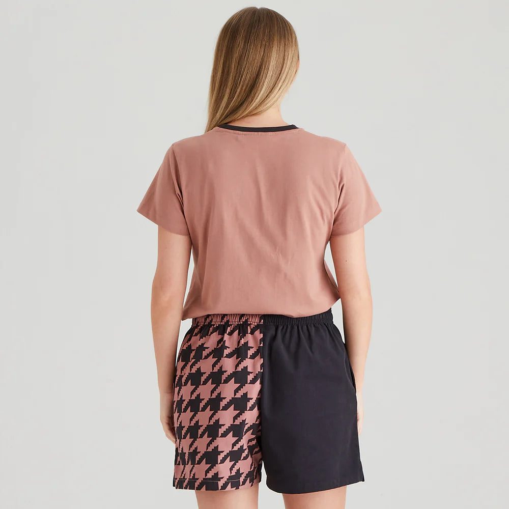 Ridgeline Unisex Backslider Shorts #colour_black-print