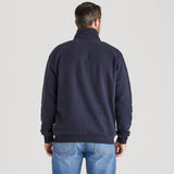 Men's Brancaster 1/4 Zip Top - Navy