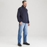 Men's Brancaster 1/4 Zip Top - Navy