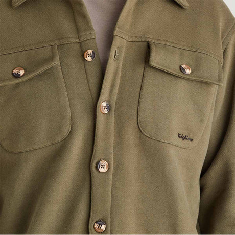 Ridgeline Mens Burnham Work Shirt #colour_ivy-green