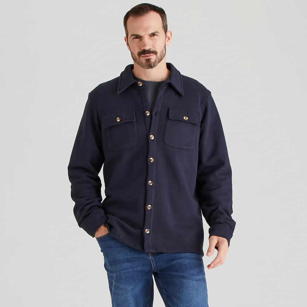 Ridgeline Mens Burnham Work Shirt #colour_navy
