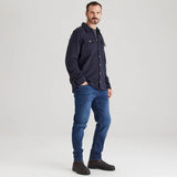 Ridgeline Mens Burnham Work Shirt #colour_navy