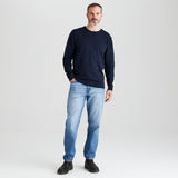 Men's Hartland Crew Knit - Navy