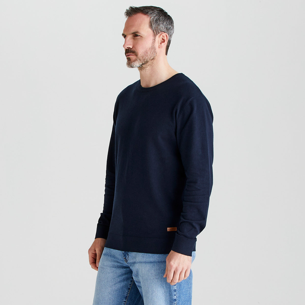 Men's Hartland Crew Knit - Navy