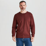 Men's Hartland Crew Knit - Oxblood