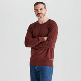 Men's Hartland Crew Knit - Oxblood
