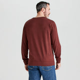 Men's Hartland Crew Knit - Oxblood