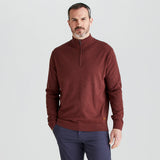 Men's Hartland 1/4 Zip Knit - Oxblood