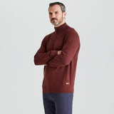 Men's Hartland 1/4 Zip Knit - Oxblood