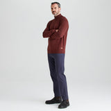 Men's Hartland 1/4 Zip Knit - Oxblood