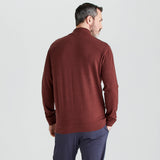 Men's Hartland 1/4 Zip Knit - Oxblood