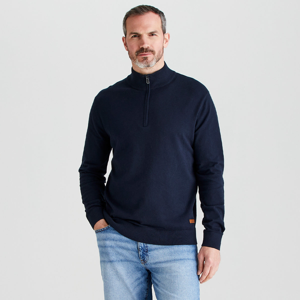 Men's Hartland 1/4 Zip Knit - Navy