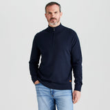 Men's Hartland 1/4 Zip Knit - Navy