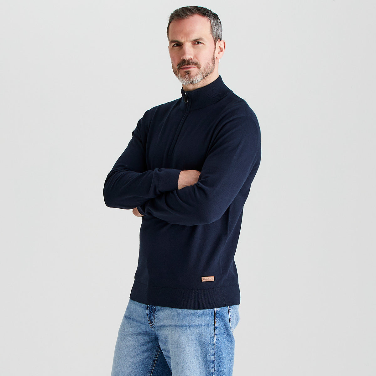 Men's Hartland 1/4 Zip Knit - Navy