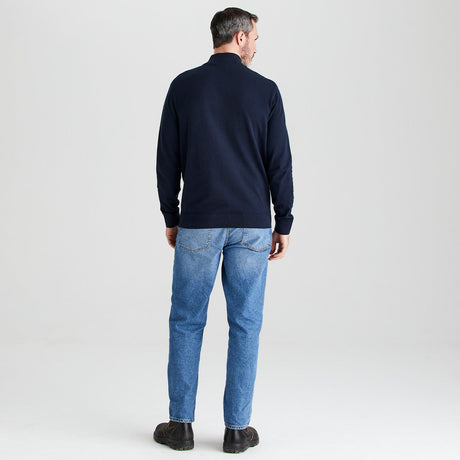 Men's Hartland 1/4 Zip Knit - Navy